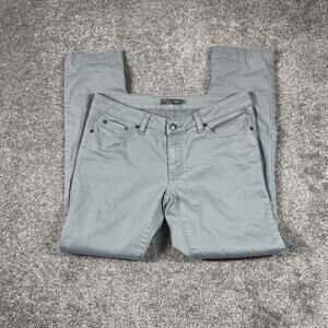 Prana Jeans Womens 8 29 Kara Organic Cotton Blend Soft Stretch Gray Blue